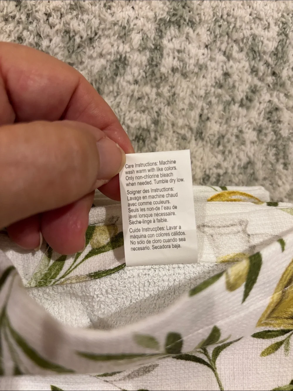 Mint & Ivy Tuscan Olives Olive Oil Botanical Kitchen Towels Set of 2 NWT Cotton